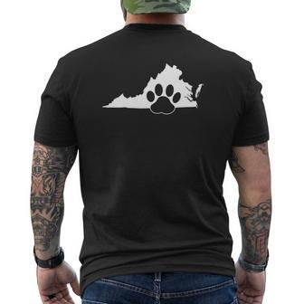 Virginia Rescue Dog Dogs In Virginia Mens Back Print T-shirt - Thegiftio UK
