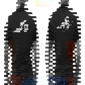 Virginia Rescue Dog Dogs In Virginia Mens Back Print T-shirt - Thegiftio