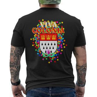 Viva Colonia Carnival Fun City Cologne T-Shirt mit Rückendruck - Seseable