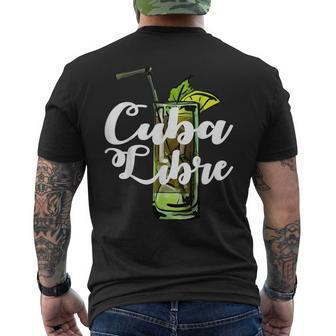 Viva Libre Cocktail Cuba T-Shirt mit Rückendruck - Seseable