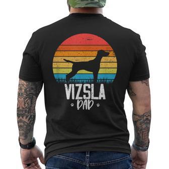 Vizsla Hund Papa Papa Für Eltern T-Shirt mit Rückendruck - Geschenkecke