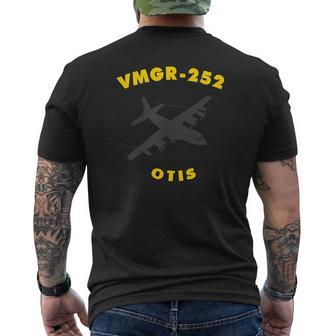 Vmgr-252 Otis Kc-130 Aerial Refueler Transport Squadron Men's T-shirt Back Print - Monsterry AU