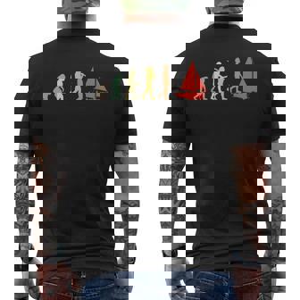 Voile Évolution Rétro Cadeau Pour Marins T-shirt imprimé au dos - Cadeauxyz