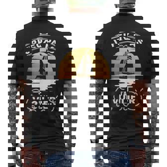 Voilier Marin Cadeau Je Peux Pas J'ai Voilier T-shirt imprimé au dos - Cadeauxyz