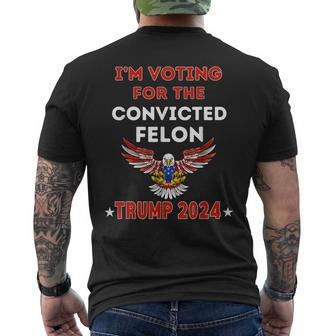 Voting For Convicted Felon Trump We The People Had Enough Men's T-shirt Back Print - Monsterry AU