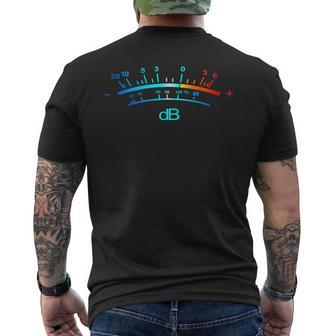 Vu Meter Db T-Shirt mit Rückendruck - Geschenkecke