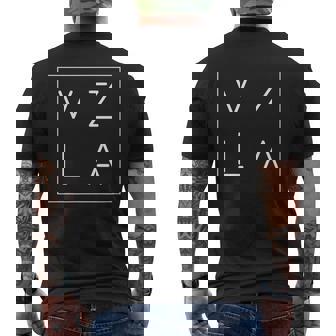 Vzlaenezuela Cuadrado Camiseta Hombre Estampado Espalda - Regaloses