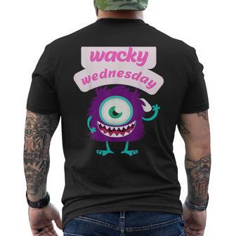 Wacky Wednesday Outfit Men's T-shirt Back Print - Monsterry UK