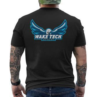 Wake Tech Eagles Wake Tech Community College Logo Men's T-shirt Back Print - Thegiftio UK