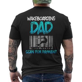 Wakeboarding Dad Wakeboard Wakeboarder Men's T-shirt Back Print - Monsterry UK