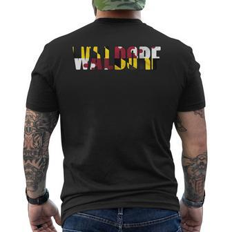 Waldorf Maryland Graphic Men's T-shirt Back Print - Monsterry