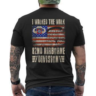 I Walked The Walk 82Nd Airborne Division Veterans Day Men's T-shirt Back Print - Monsterry AU