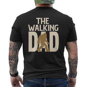 The Walking Bigfoot Dad Mens Back Print T-shirt | Mazezy