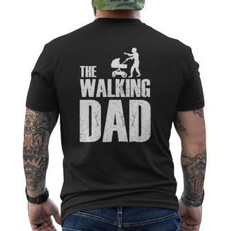 The Walking Dad Father's Day For Dad Mens Back Print T-shirt | Mazezy