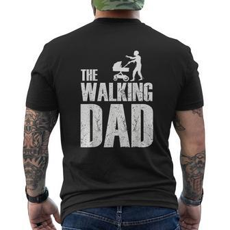 The Walking Dad Mens Back Print T-shirt | Mazezy