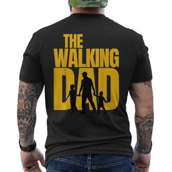 The Walking Dad Papa Dad Father's Day Men's T-shirt Back Print - Monsterry UK