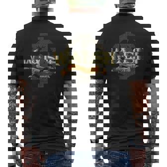 Walsh Irish Surname Walsh Irish Family Name Celtic Cross Men's T-shirt Back Print - Seseable
