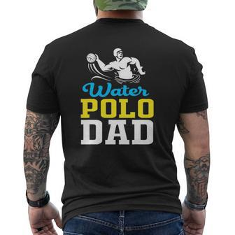 Water Polo Dad For Water Polo Father Mens Back Print T-shirt | Mazezy