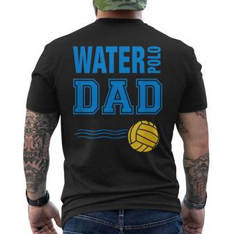 Water Polo Dad Novelty T Blue Men's T-shirt Back Print - Monsterry DE