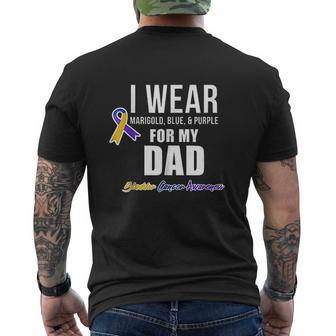 I Wear For My Dad Mens Back Print T-shirt | Mazezy