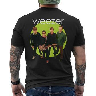 Weezer Green Album Circle Men's T-shirt Back Print - Monsterry DE