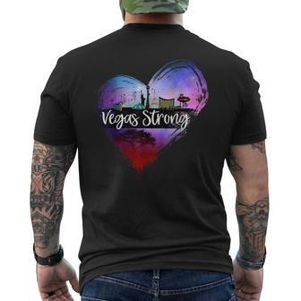 Welcome To Las Vegas Strong The Fabulous City Men's T-shirt Back Print - Monsterry UK