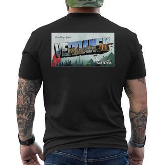 Welcome To Verdansk Gaming Gulag Warzone Verdansk Men's T-shirt Back Print - Monsterry