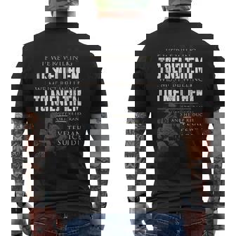 If We're Willing To Send Them We Must Be Willing To Mend Men's T-shirt Back Print | Seseable UK