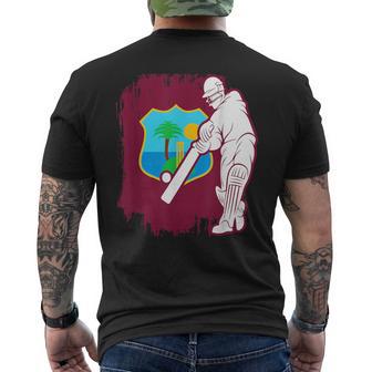 West Indies Cricket 2024 Supporters Cool Cricket Fans Men Men's T-shirt Back Print - Monsterry AU