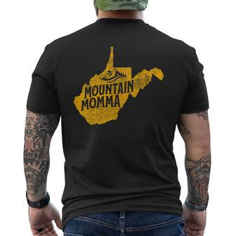 West Virginia Map 304 Home Vintage Men's T-shirt Back Print - Monsterry UK
