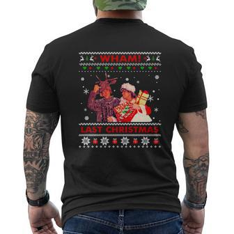Wham Last Christmas Ugly Mens Back Print T-shirt - Seseable