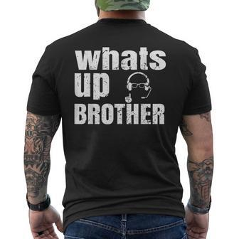 Whats Up Brother Streamer Whats Up Whatsup Brother Men's T-shirt Back Print - Thegiftio UK