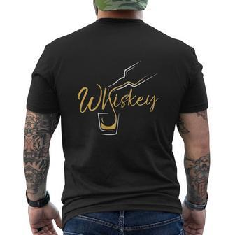 Whiskey V2 Mens Back Print T-shirt - Thegiftio UK