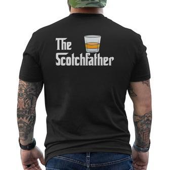 Whiskey Whisky Scotchfather Father Dad Alkohol Drinking Mens Back Print T-shirt | Mazezy UK