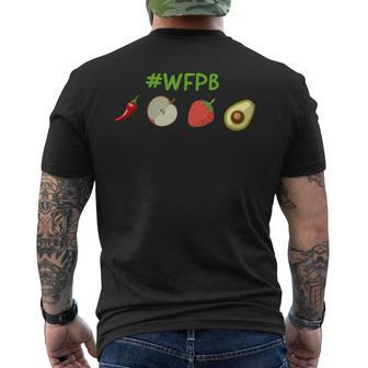 Whole Foods Plant Based Vegan Wfpb Slogan T V2 Mens Back Print T-shirt - Thegiftio UK