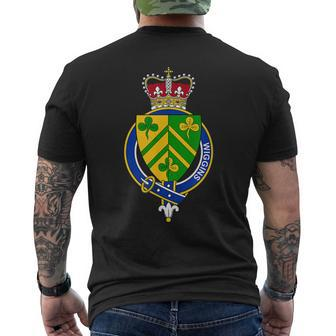 Wiggins Coat Of Arms Family Crest Mens Back Print T-shirt - Thegiftio UK