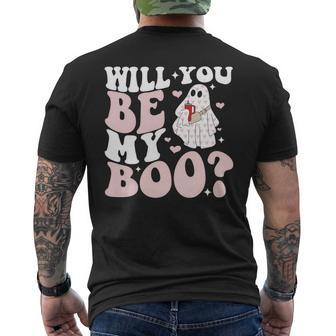 Will You Be My Boo Men's T-shirt Back Print - Monsterry DE