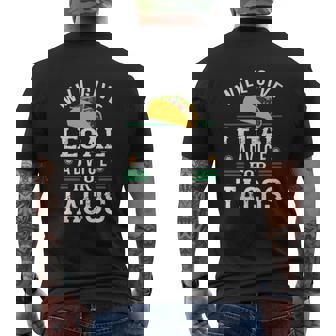 Will Give Legal Advice For Tacos Lawyer Mens Back Print T-shirt - Thegiftio