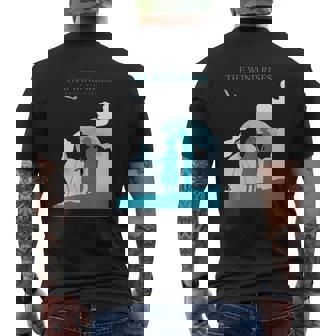 The Wind Rises Mens Back Print T-shirt - Seseable