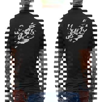 The Word Sports A That Says Sports Men's T-shirt Back Print - Monsterry