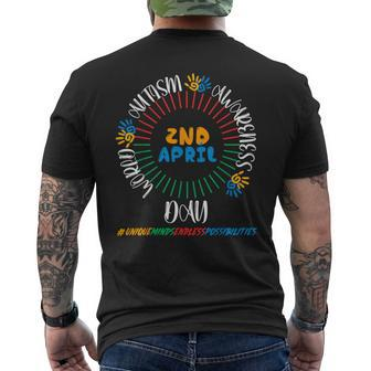 World Autism Awareness Day 2024 Unique Mind Men's T-shirt Back Print | Mazezy