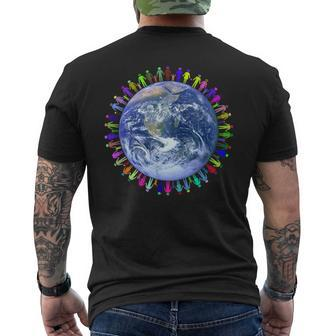 The World Is Colorful Wirsindmehr T-Shirt mit Rückendruck - Seseable