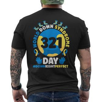 World Down Syndrome Day 2024 Down Syndrome Awareness Men's T-shirt Back Print - Thegiftio UK
