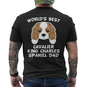 World's Best Cavalier King Charles Spaniel Dad Owner Men's T-shirt Back Print | Mazezy