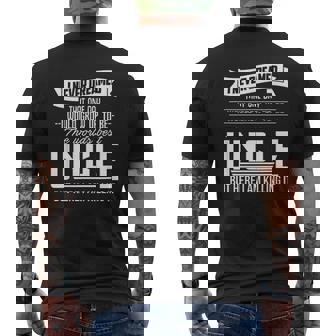 Worlds Best Uncle Mens Back Print T-shirt - Thegiftio