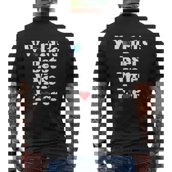 Worlds Best Wife Ever Mens Back Print T-shirt - Thegiftio UK