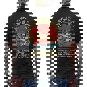The Worst Day Of Fishing Beats The Best Day Of Court Ordered Mens Back Print T-shirt - Thegiftio UK