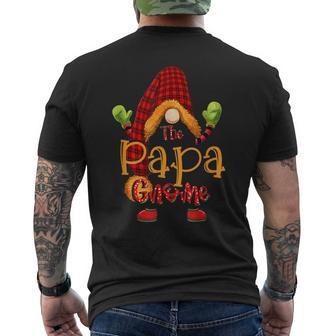 Xmas Papa Gnome Christmas Pajamas Matching Family Group Mens Back Print T-shirt - Thegiftio UK