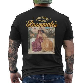 And They Were Roommates Trans Gay Lesbian Pride Month Lgbtq Men's T-shirt Back Print - Monsterry DE