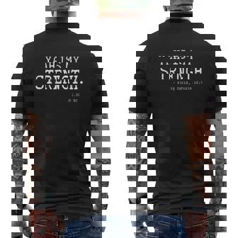 Yahweh Hebrew Roots Movement Mens Back Print T-shirt - Thegiftio